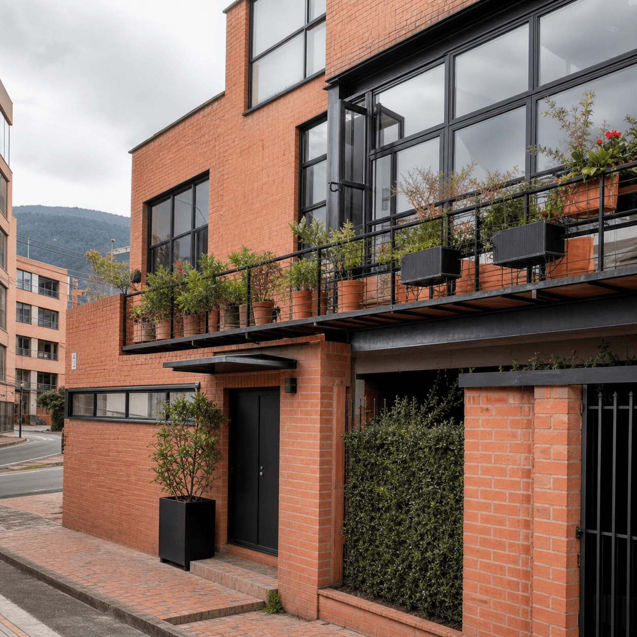 Bogota Chapinero loft apartment exterior